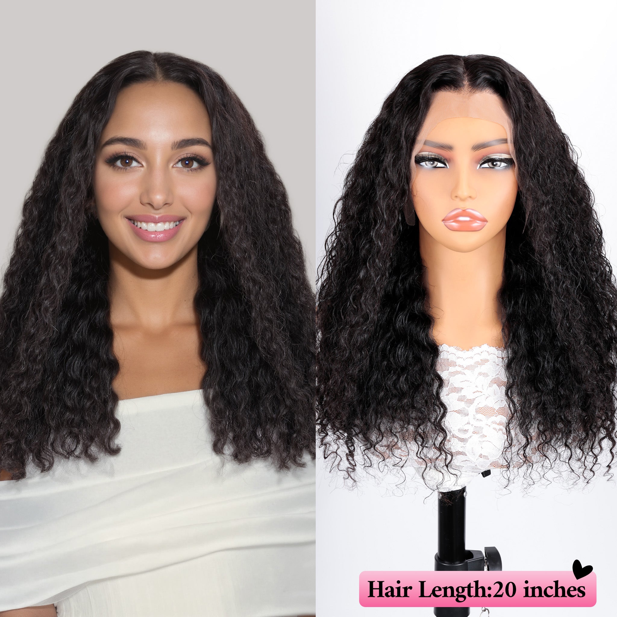 Ultimate Glamour | 13x4 Lace Front Bouncy Curls Wig - 100% Remy Human Hair