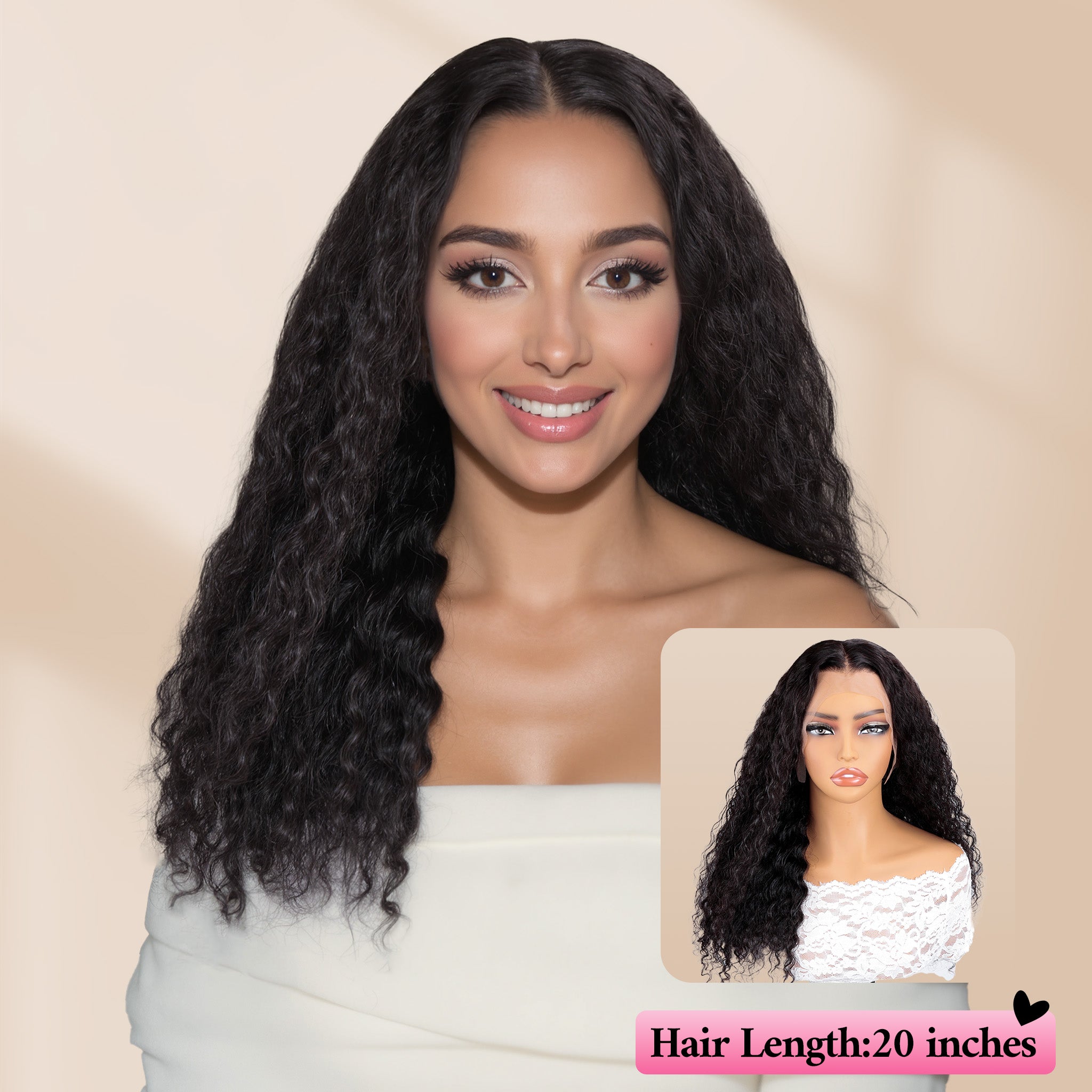 Ultimate Glamour | 13x4 Lace Front Bouncy Curls Wig - 100% Remy Human Hair