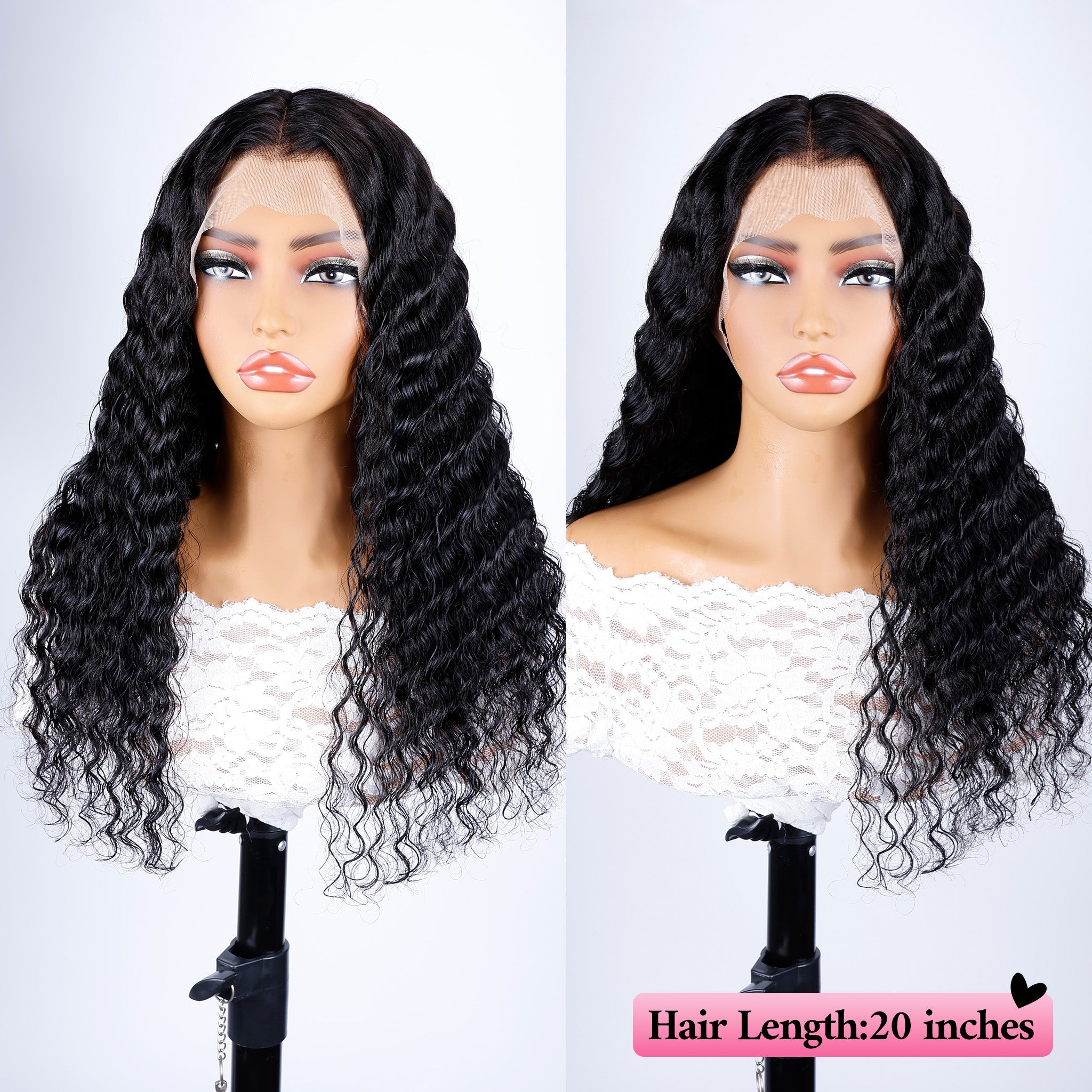 Luxury Deep Wave 13x4 Lace Wig | 100% Remy Human Hair